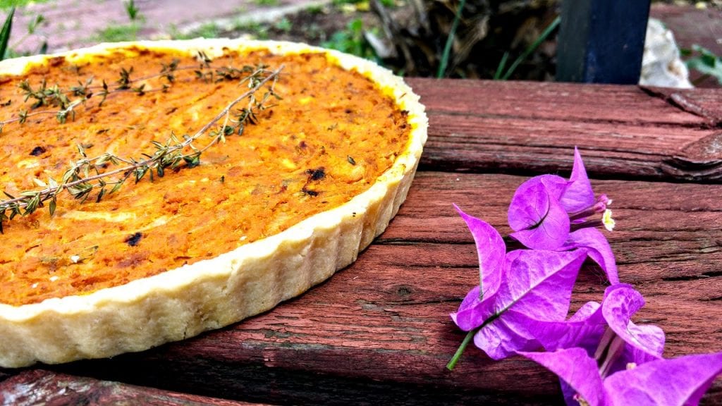 קיש דלעת טבעוני