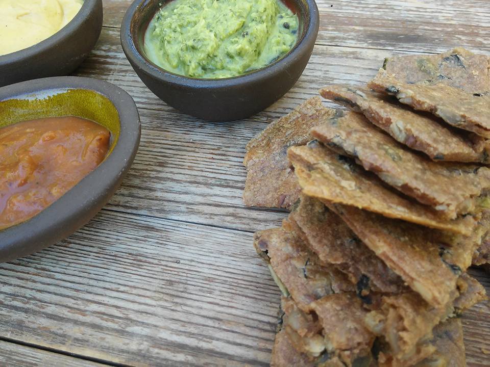 קרקרים טבעוניים ללא גלוטן מקמח טף