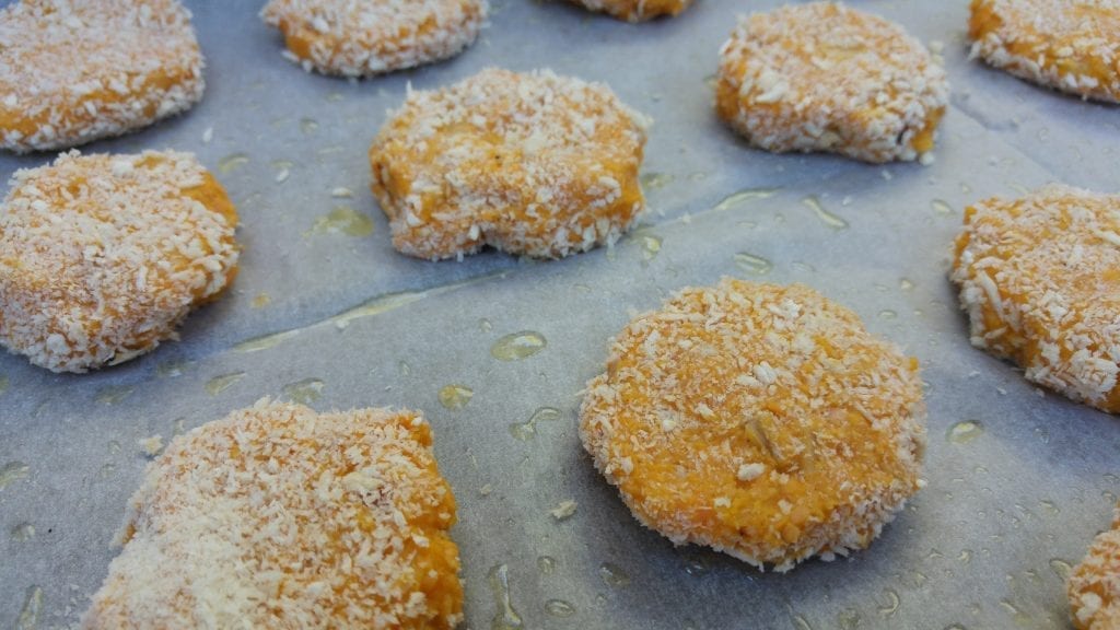 לביבות בטטה טבעוניות ב-3 מרכיבים