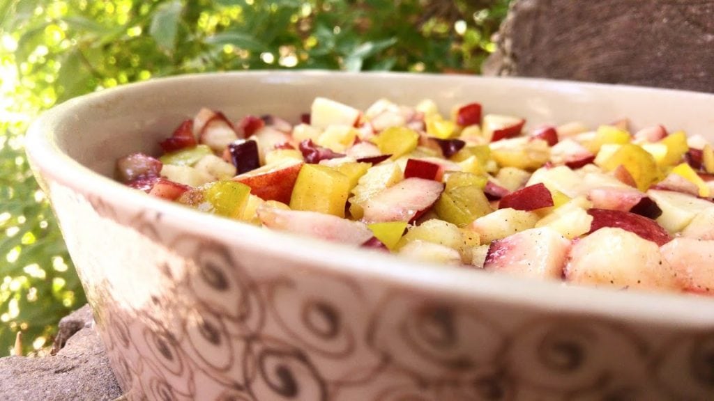 קראמבל פירות קיץ טבעוני ללא גלוטן