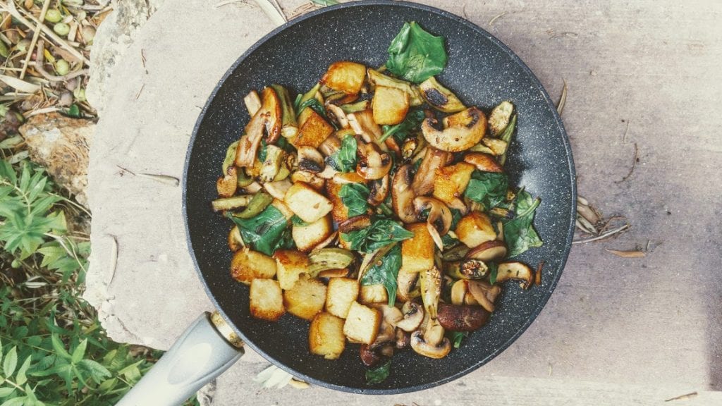 פולנטה טבעונית ללא גלוטן