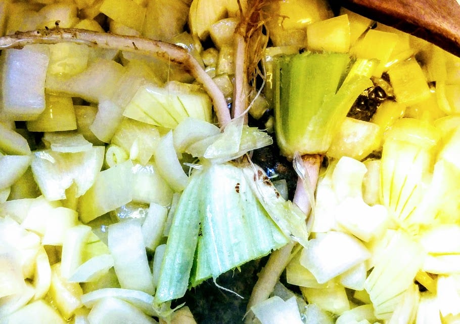 מרק וישיסואז מקומי טבעוני