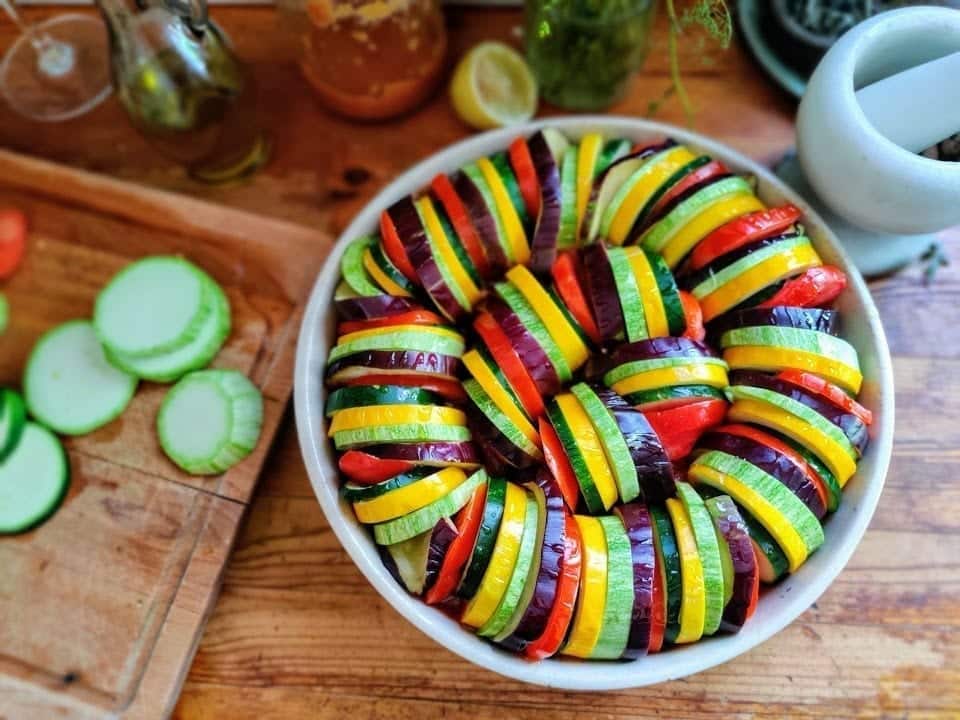 קישואים צלויים רטטוי