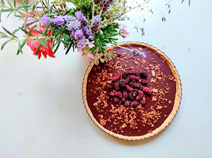 טארט שוקולד ושמן זית