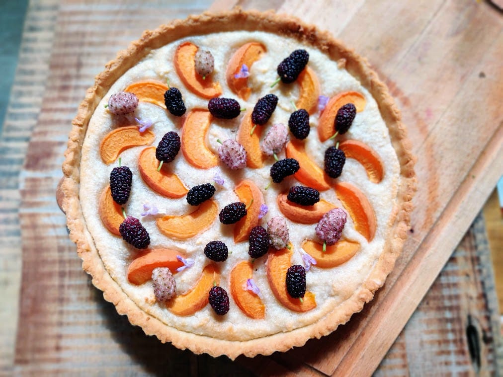 טארט משמש שקדים מתכון לשבועות