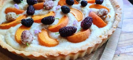 טארט משמש שקדים מתכון לשבועות